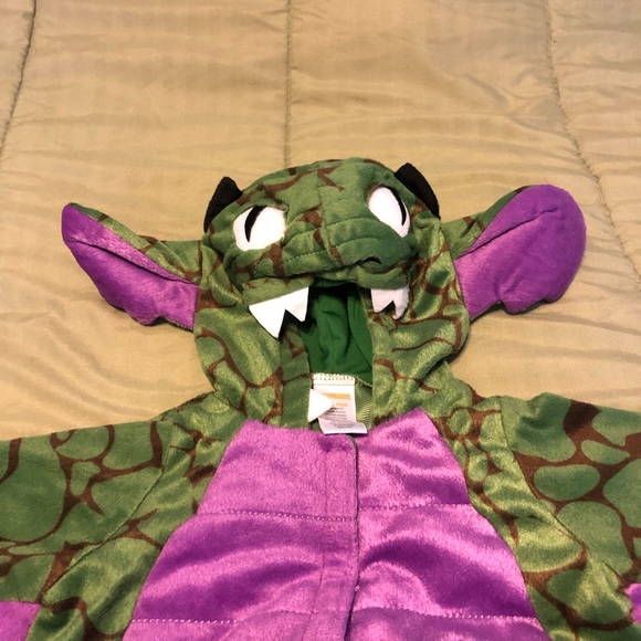 Gymboree Dragon Dinosaur Halloween Costume Size 18-24 Months 2 Piece - Picture 3 of 9